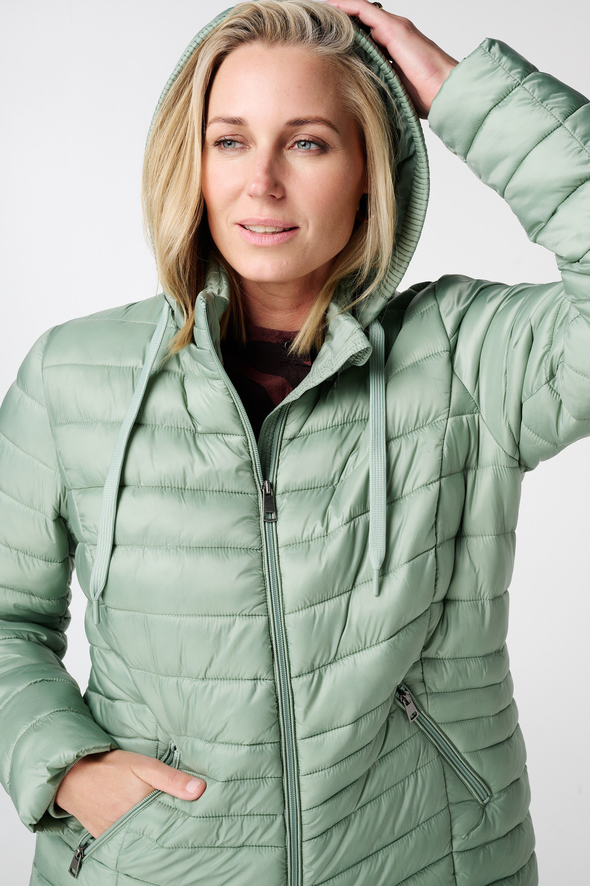 Licht gewatteerde jas image number 4