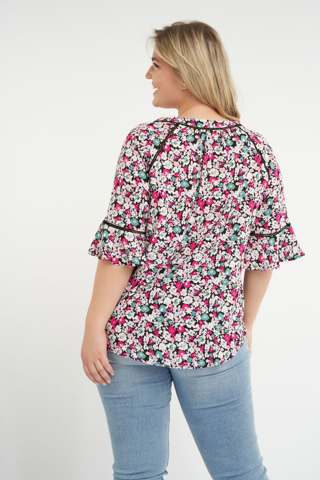 Blouse met print image number 3