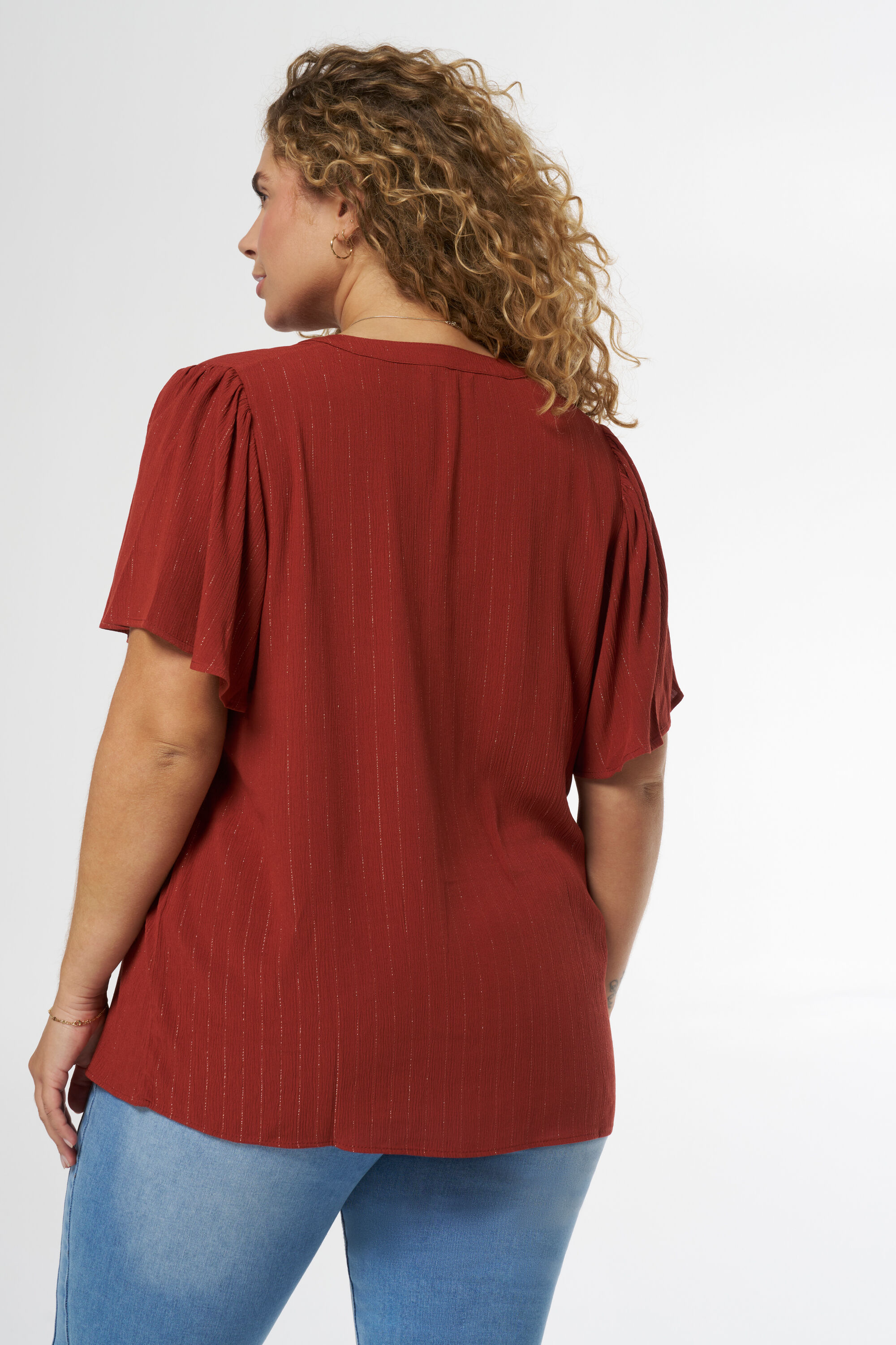 Blouse met vlindermouwen image number 3