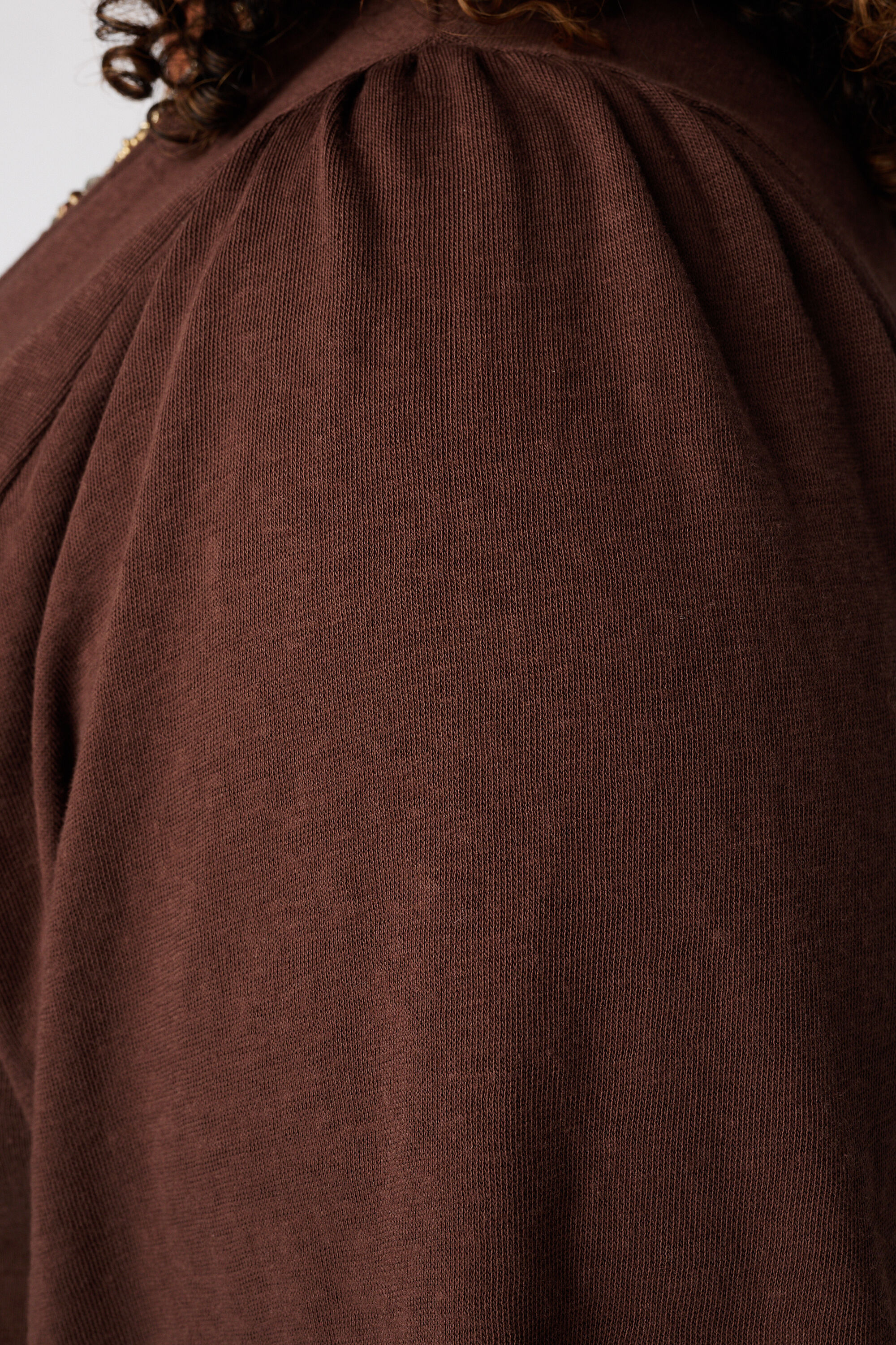 T-shirt met v-hals image number 6
