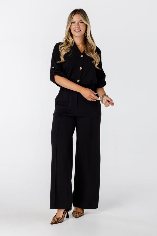 Jumpsuit met knoopsluiting image number 0