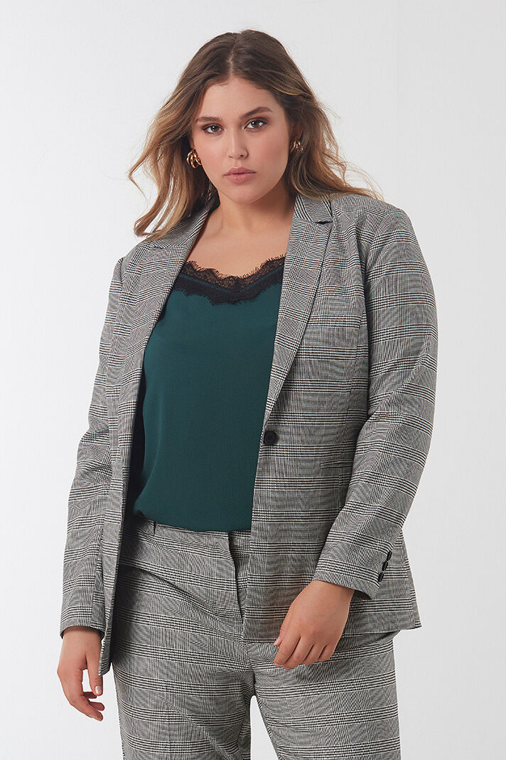 Geruite blazer image number 5