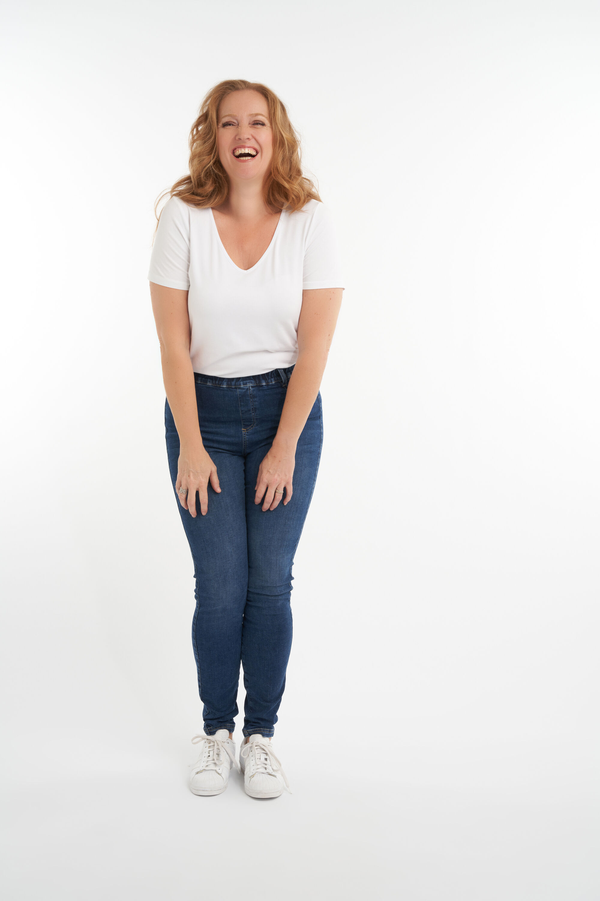 Slim fit 34 inch tregging POPPY  image number 6