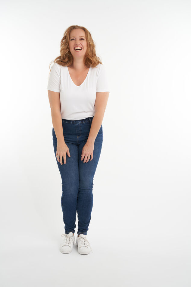 Slim fit 34 inch tregging POPPY  image number 6