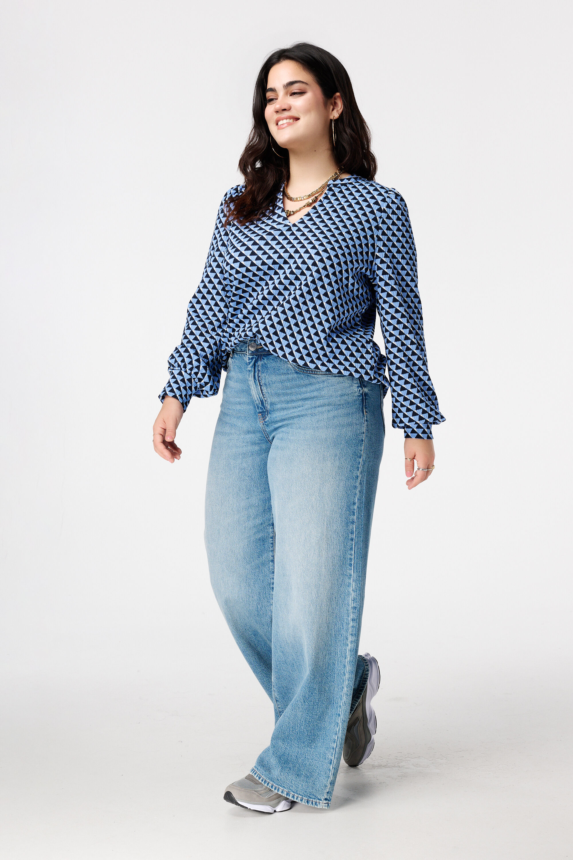 Top met sierlijke print  image number 5