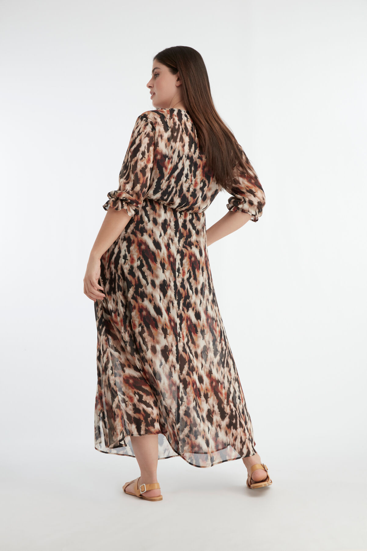 Overslagjurk met knoopjes image number 4