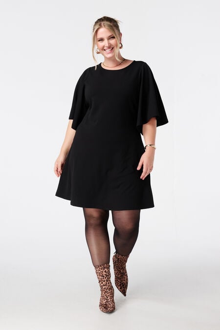 Jurk met vlindermouwen Jurk met vlindermouwen