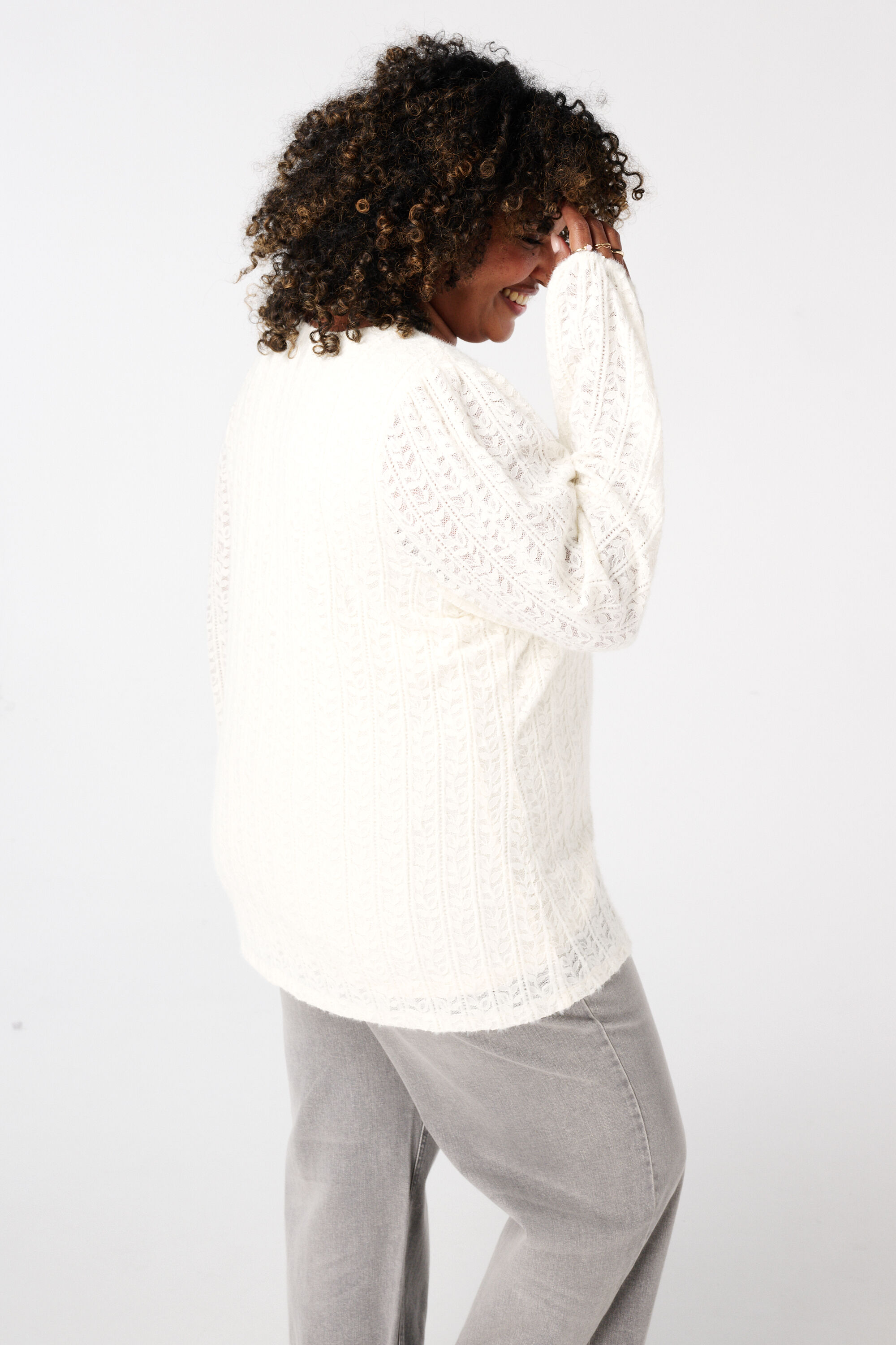 Top met kant image number 3