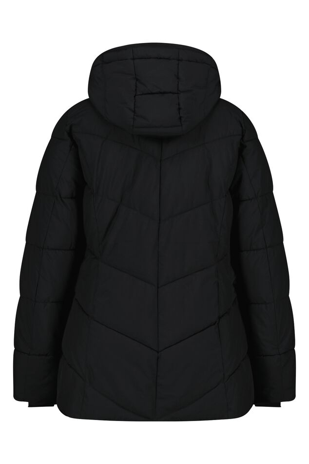 Gewatteerde jas met capuchon image number 2