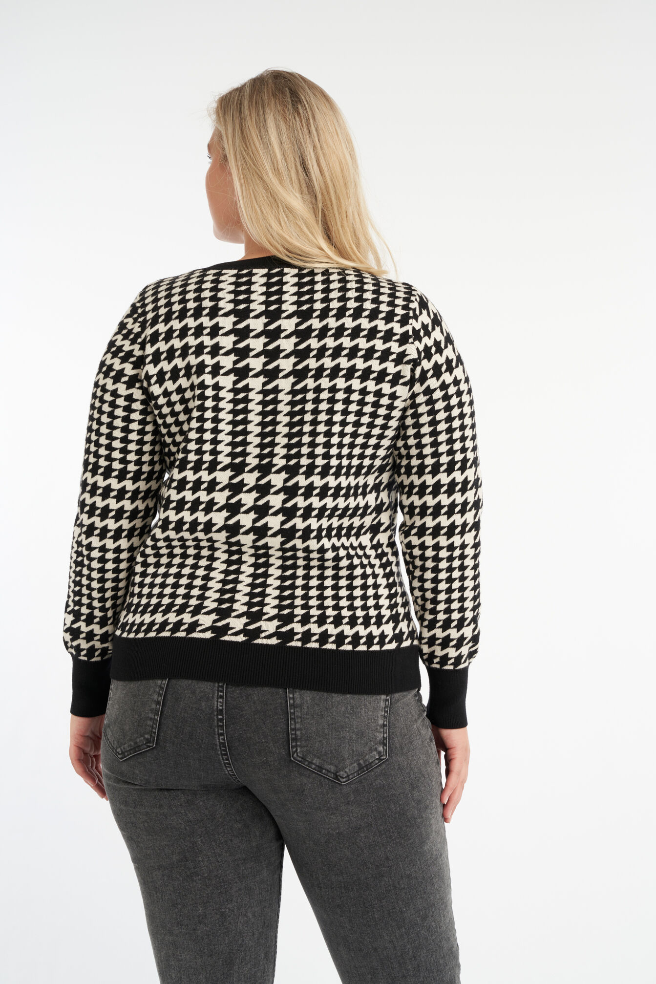 Pied-de-poule trui image number 3