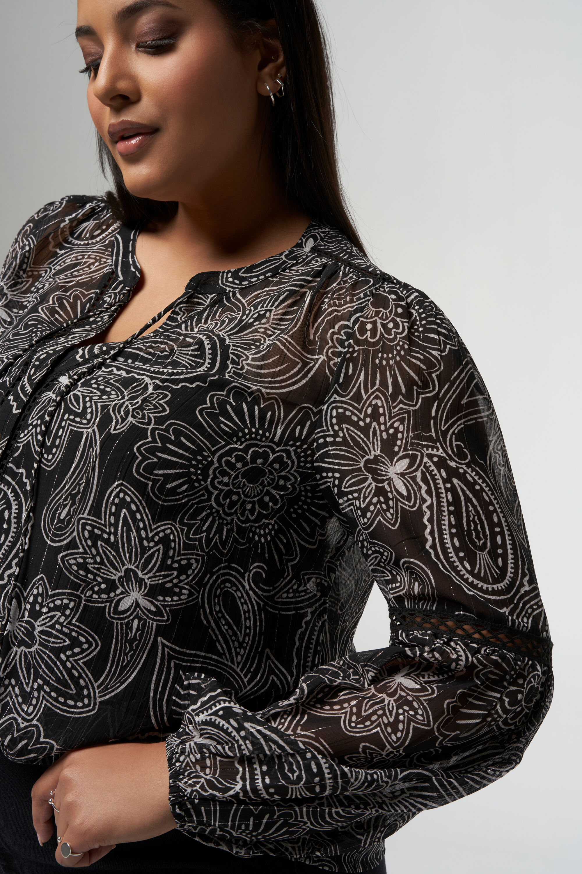Blouse met paisley print image number 4