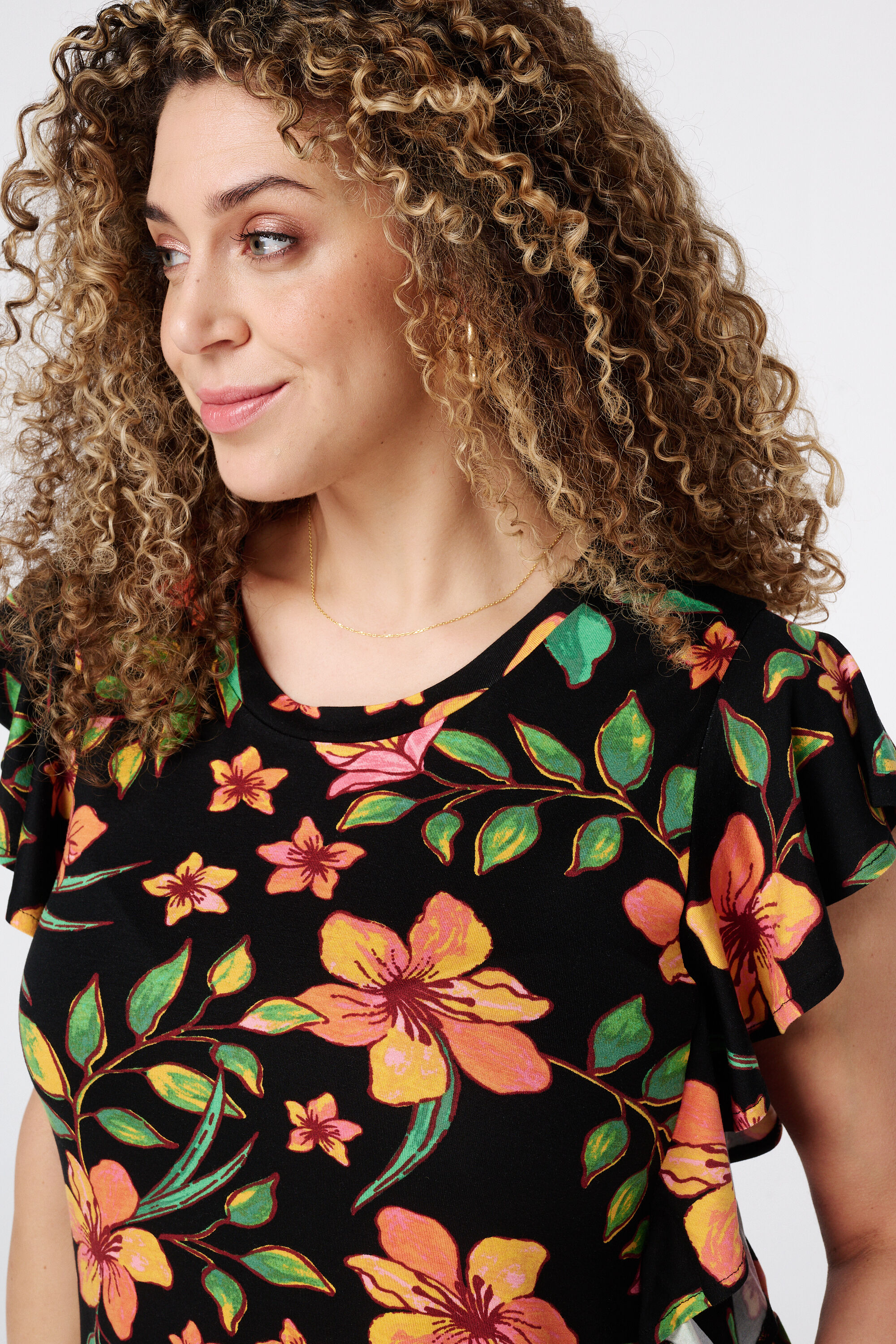 Top met speelse kapmouwen image number 4