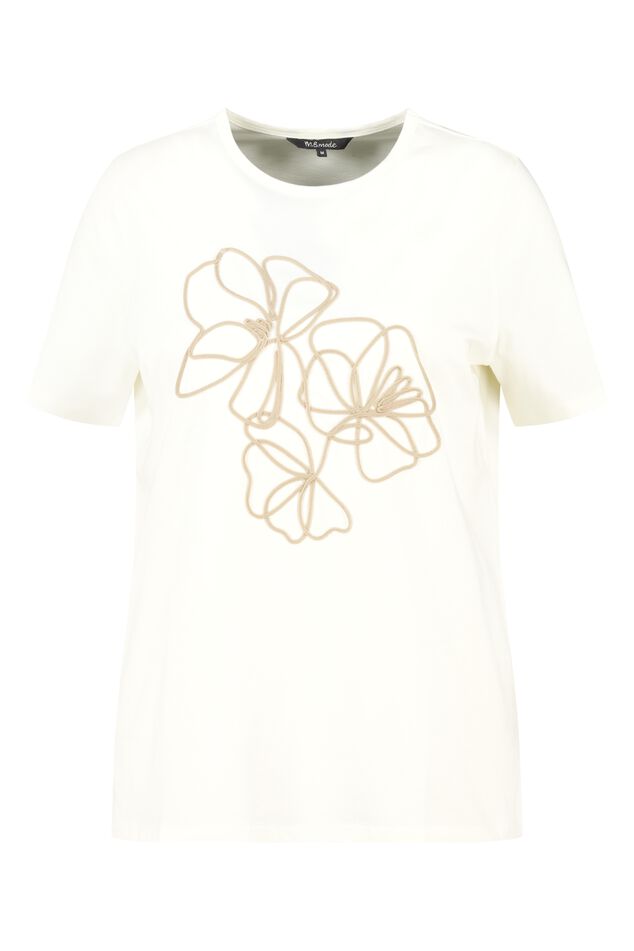 T-shirt met borduursel image number 1
