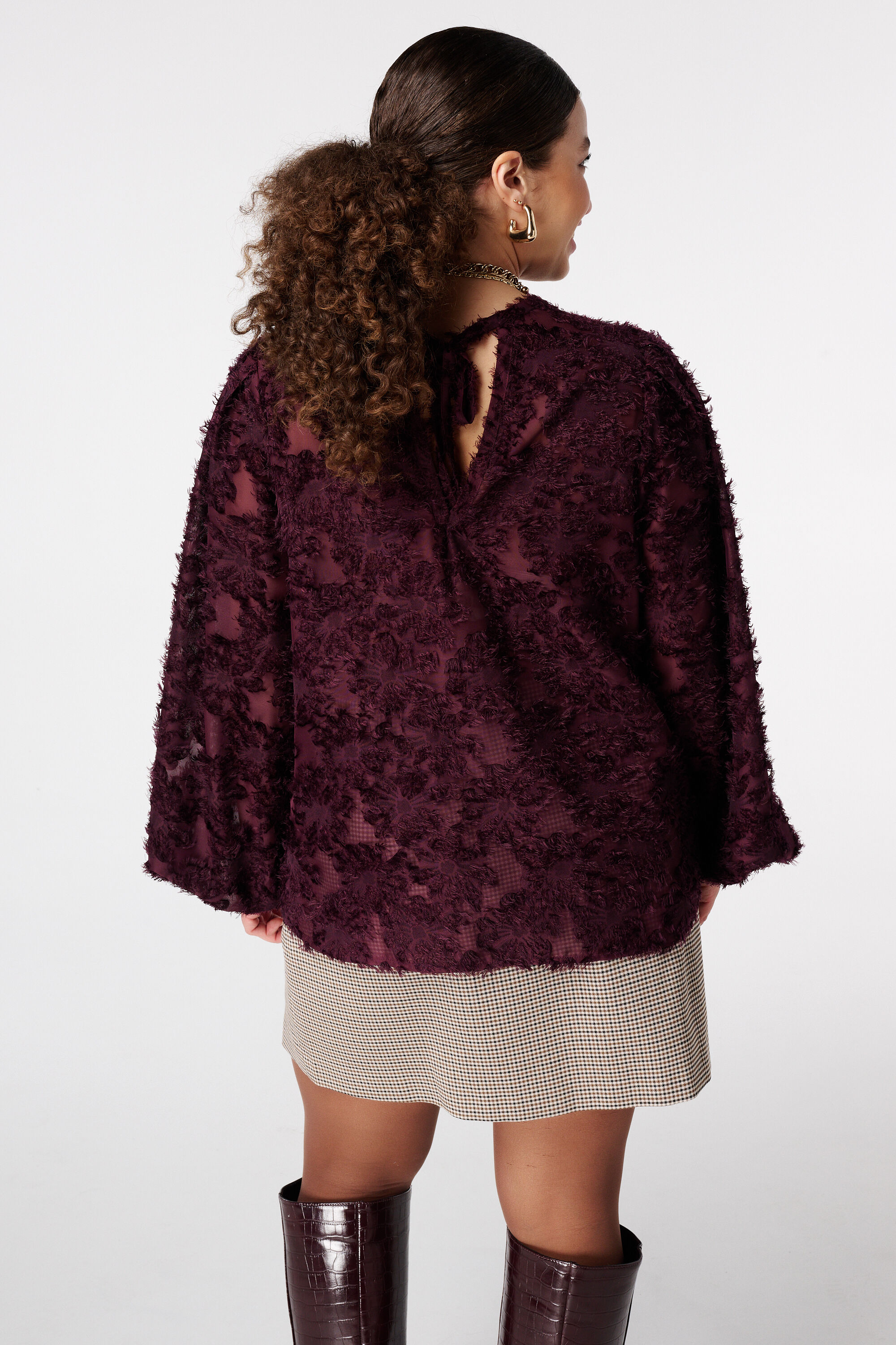 Blouse met structuur image number 3