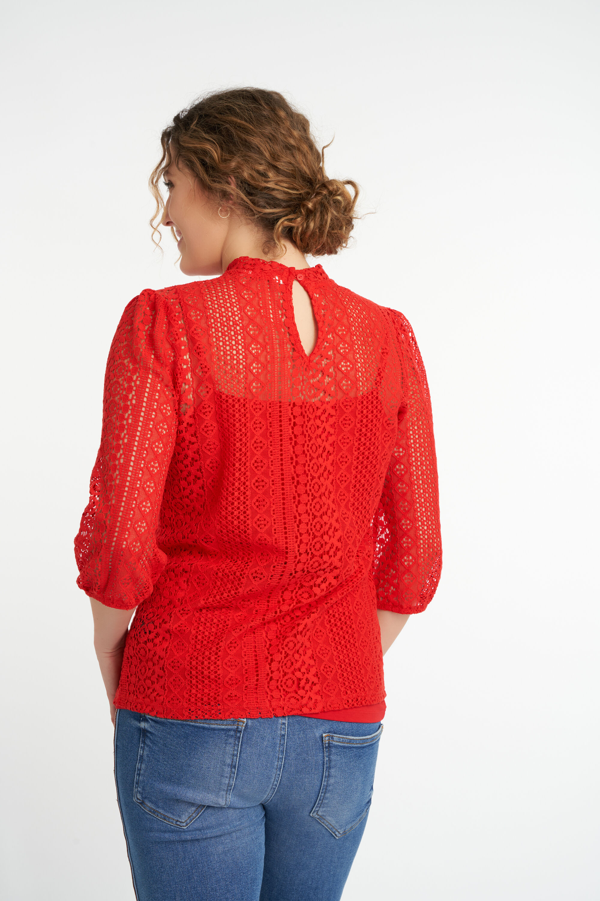 Kanten top rood online