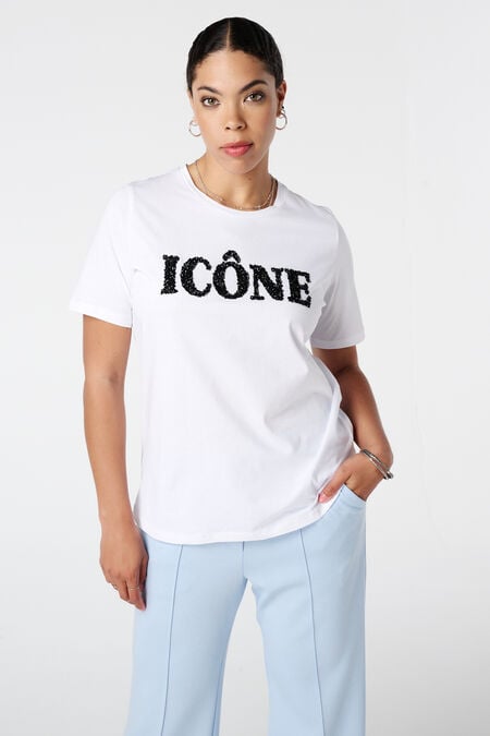T-shirt met tekst T-shirt met tekst