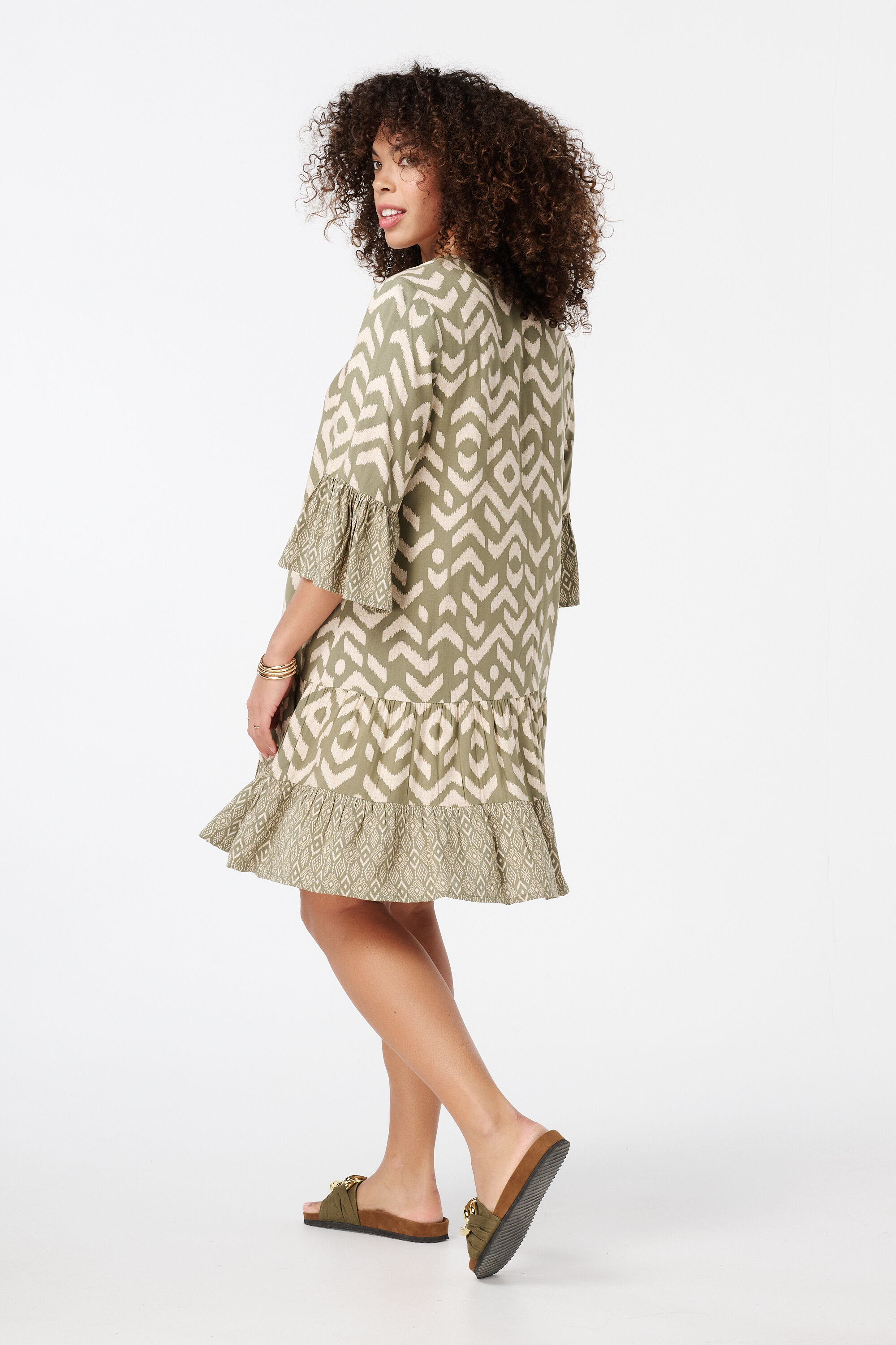 Luchtige jurk met print image number 3