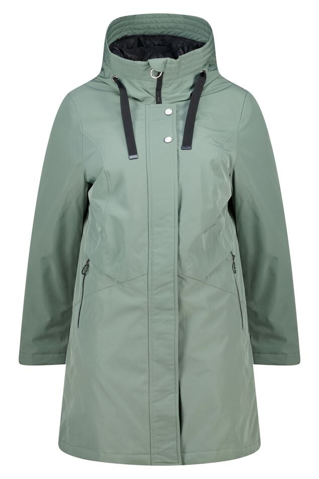 Water afstotende jas met capuchon image number 1