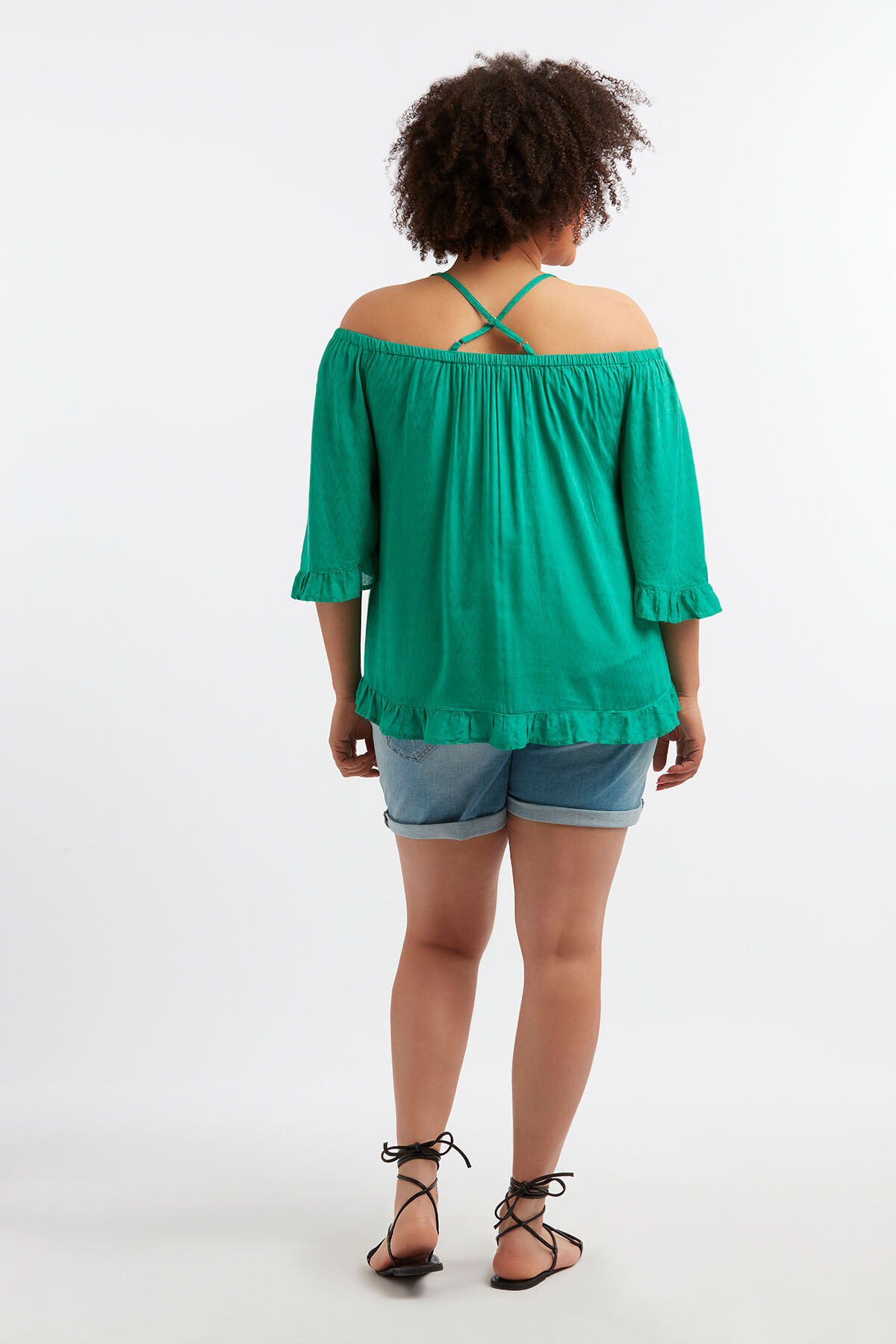 Off-shoulder blouse image number 5