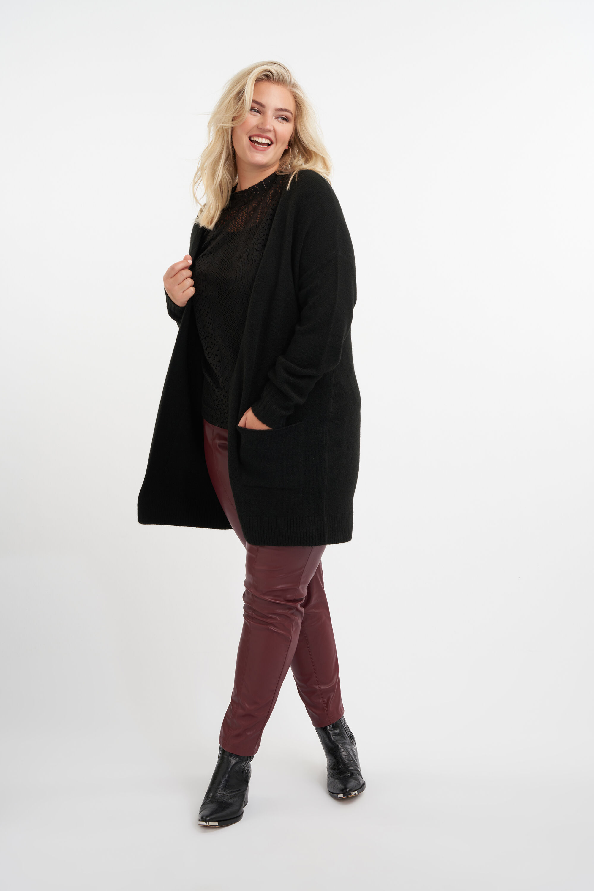 Lang openvallend vest image number 5