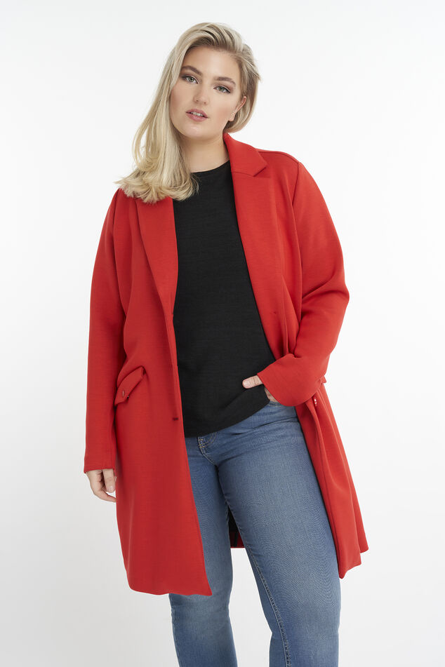 Lange jersey jas image number 0