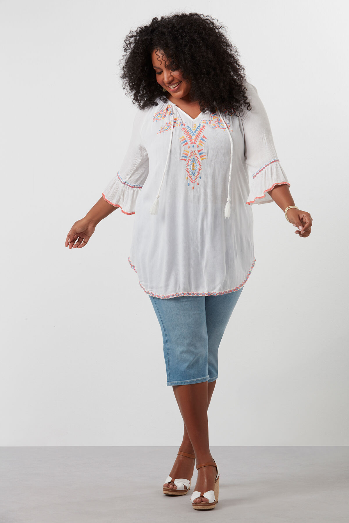 Capri jeans BOTTOM LIFT image number 4