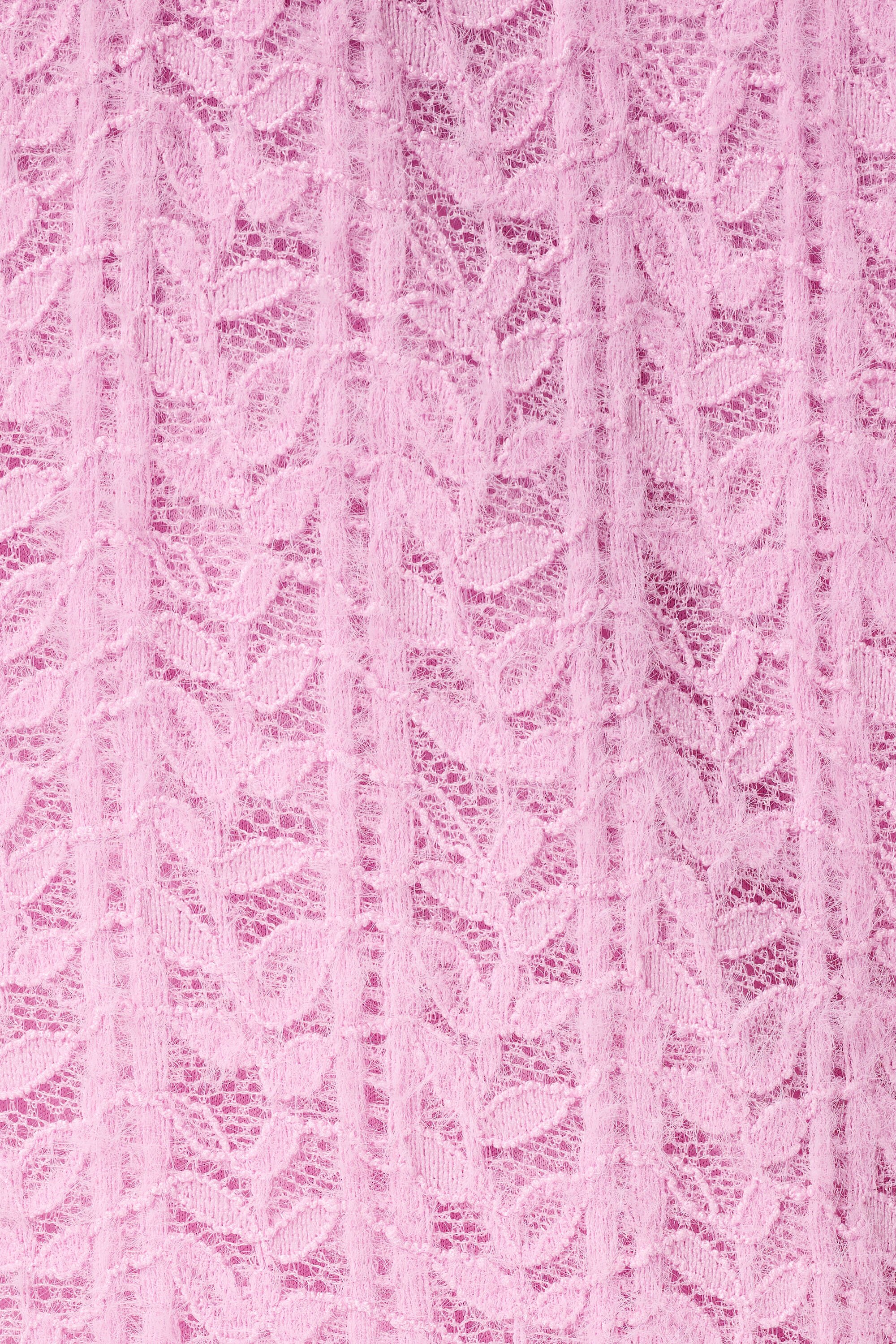 Kanten top met pofmouwen image number 6