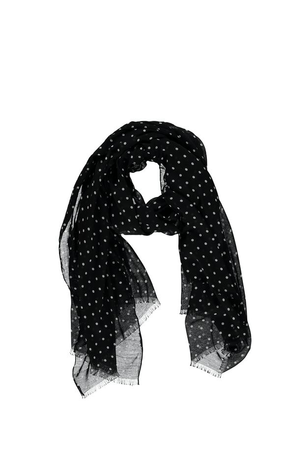 Sjaal met stippenprint image number 1