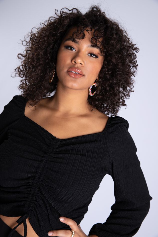 Top met rijgdetail  image number 5