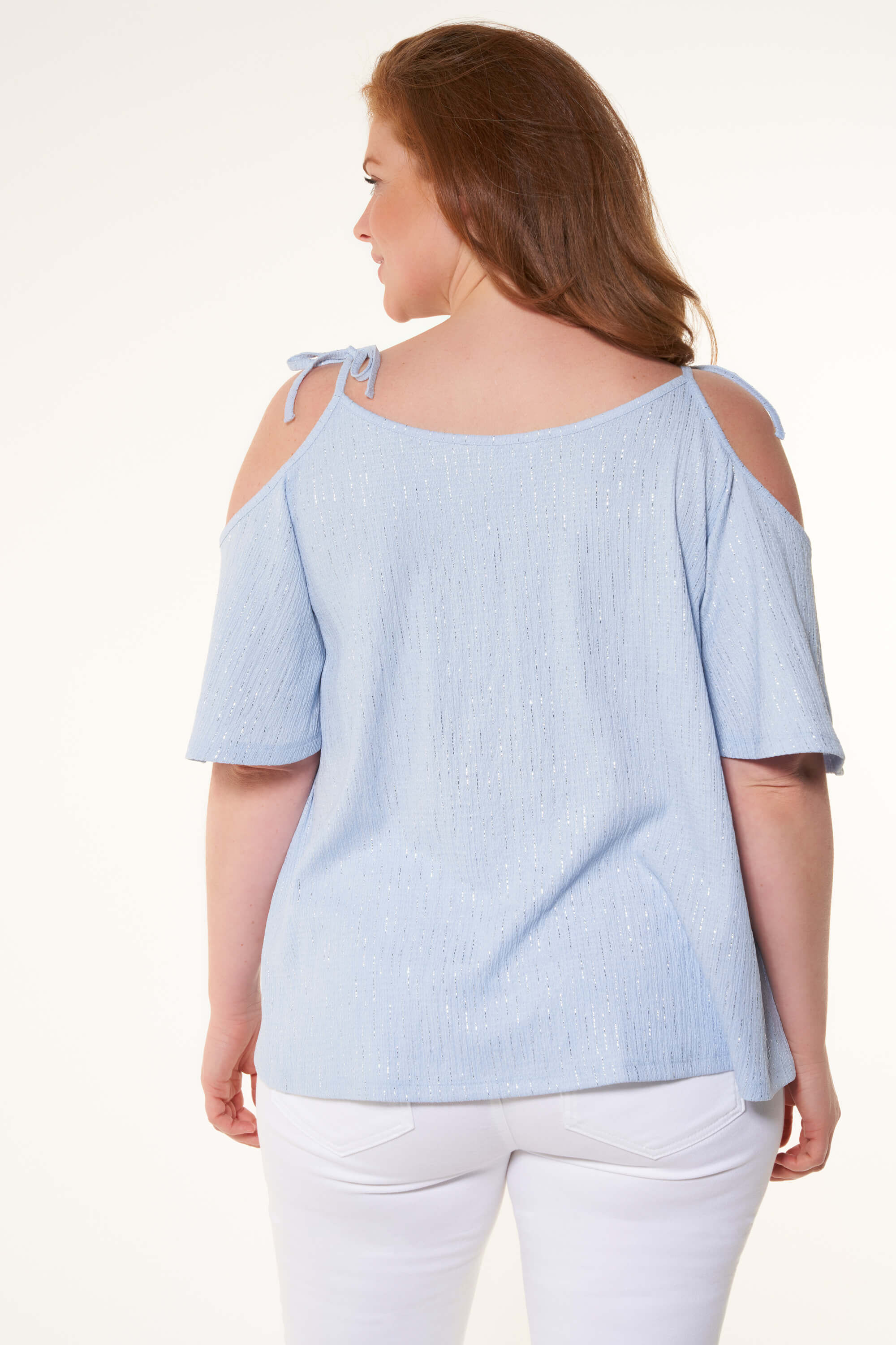Cold shoulder top image number 3