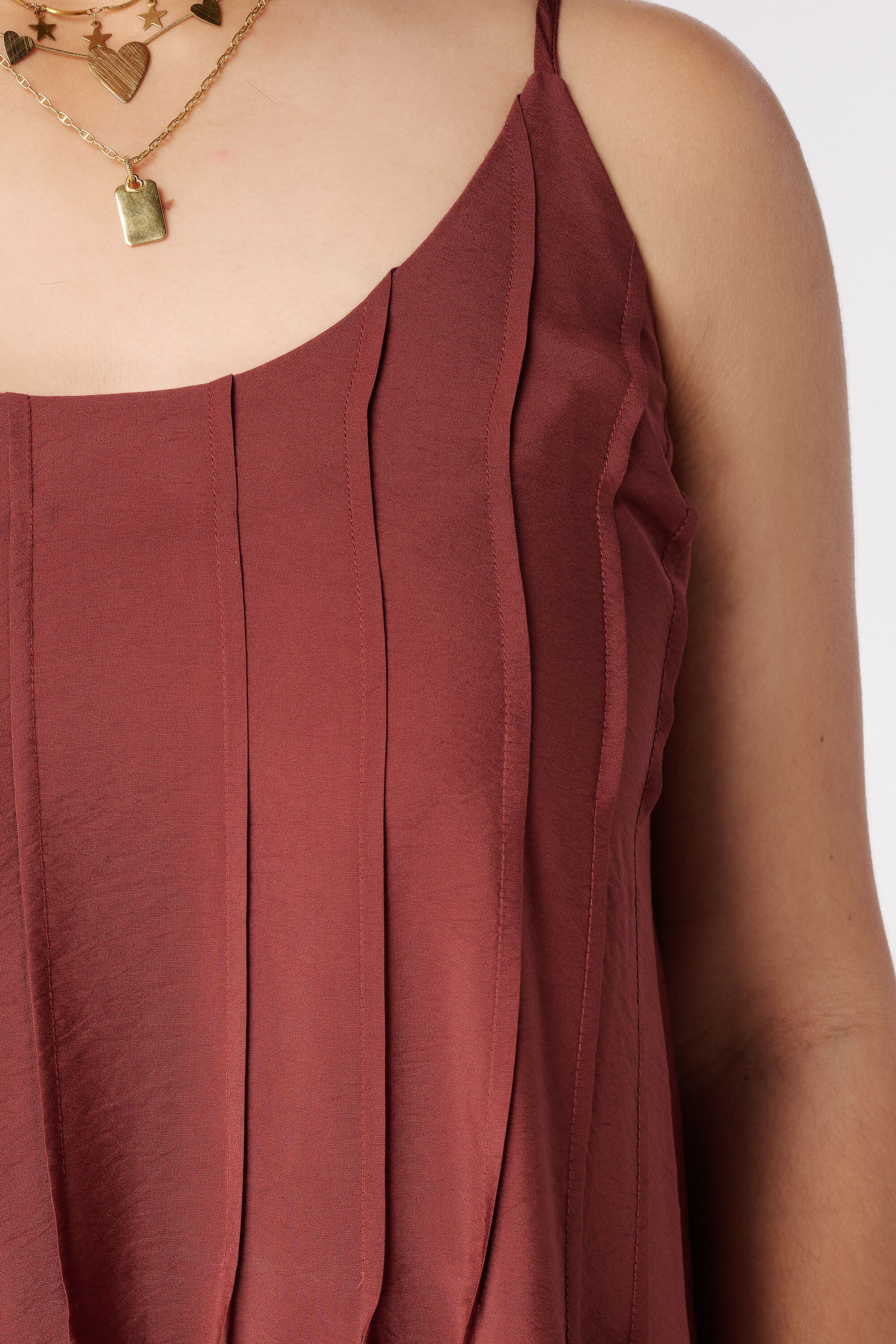 Mouwloze maxi jurk image number 6