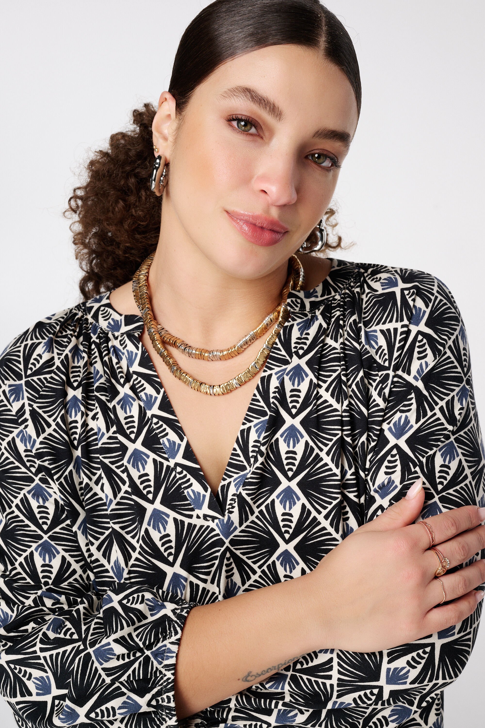 Top met print image number 4