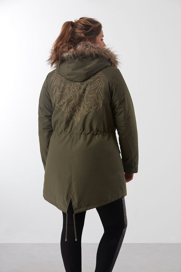 Parka met studs image number 0