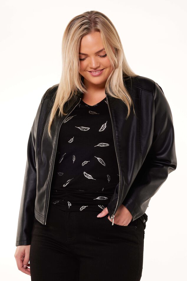 Imitatieleren jack  image number 0