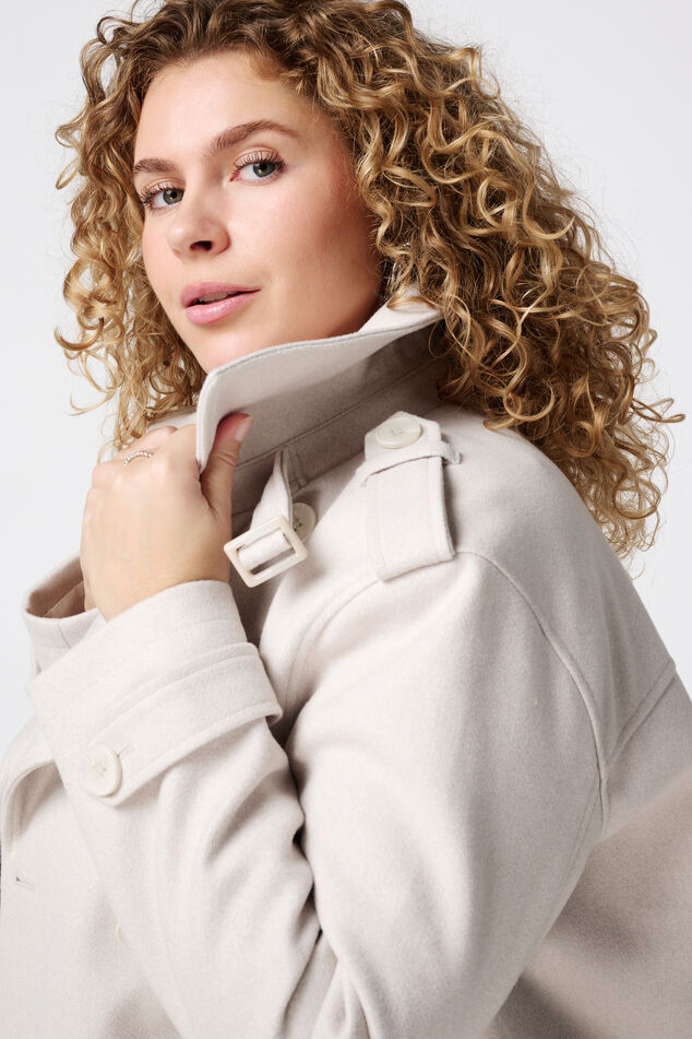 Korte double-breasted jas image number 4