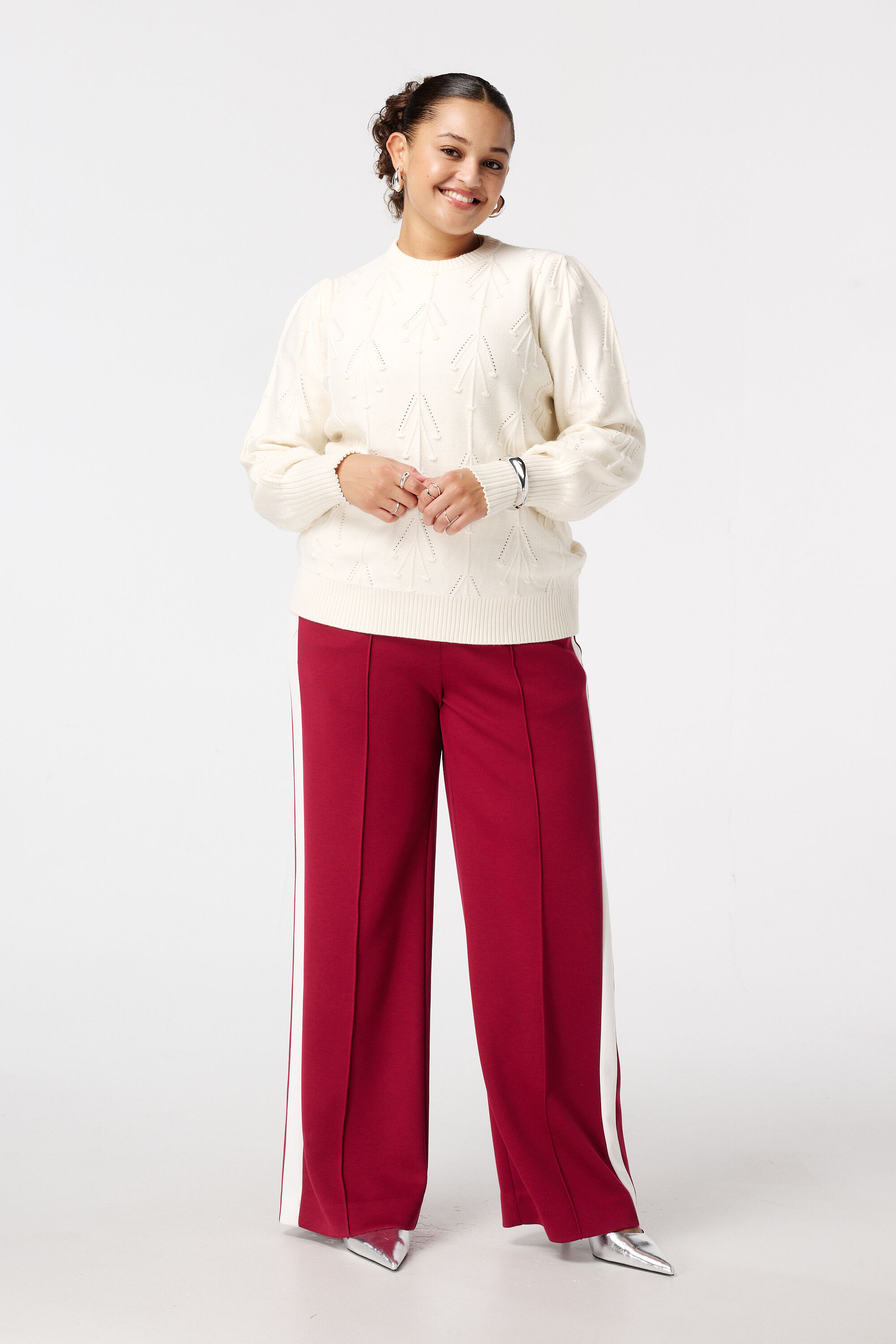 Trui met geborduurde opdruk image number 5