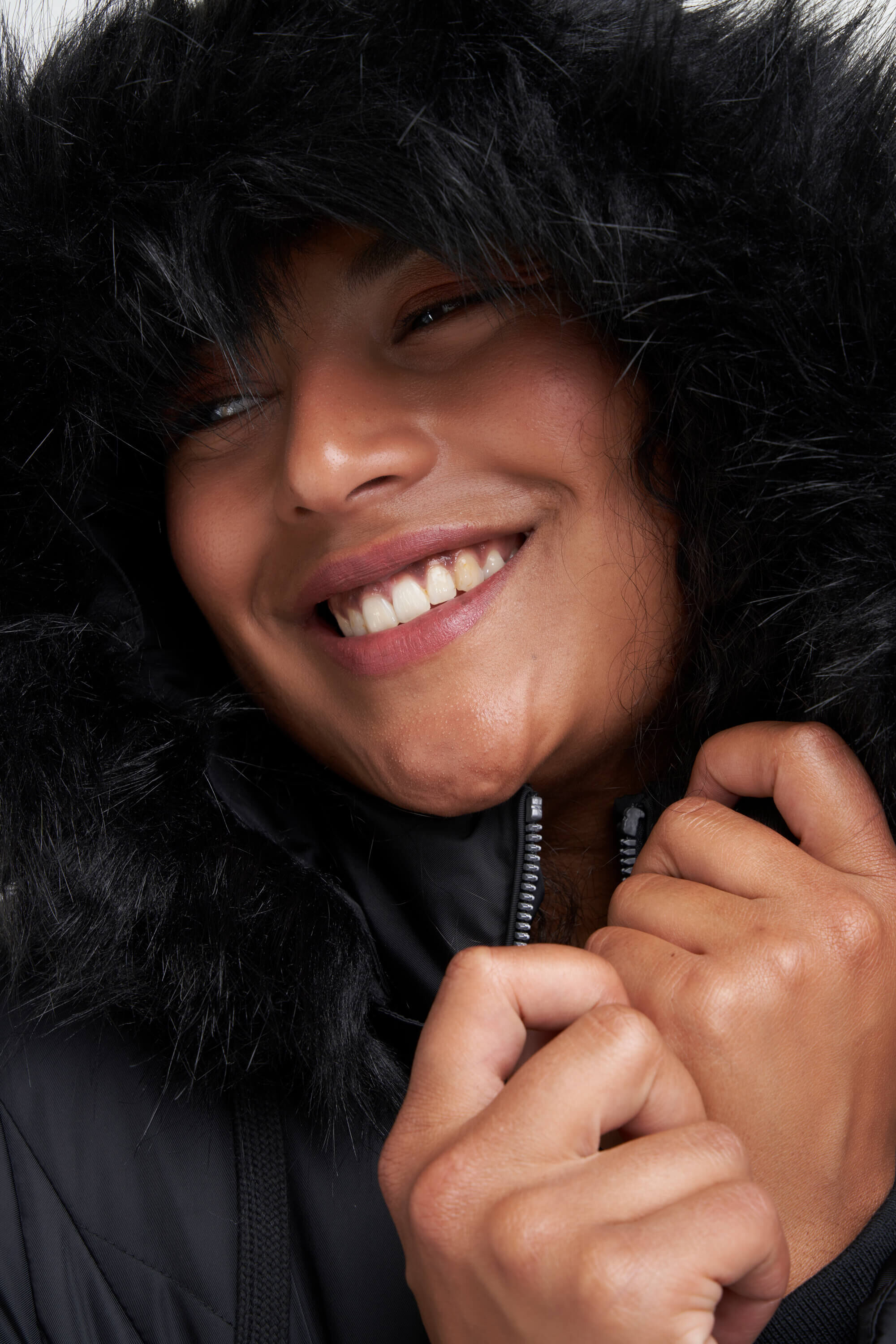 Gewatteerde jas met ceintuur image number 5