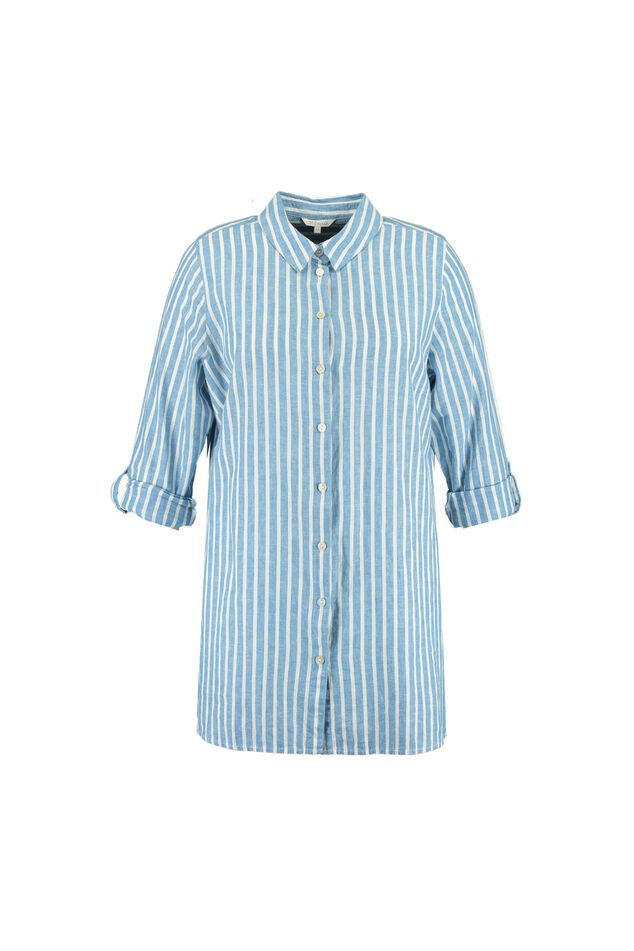 Lange streepblouse image number 1