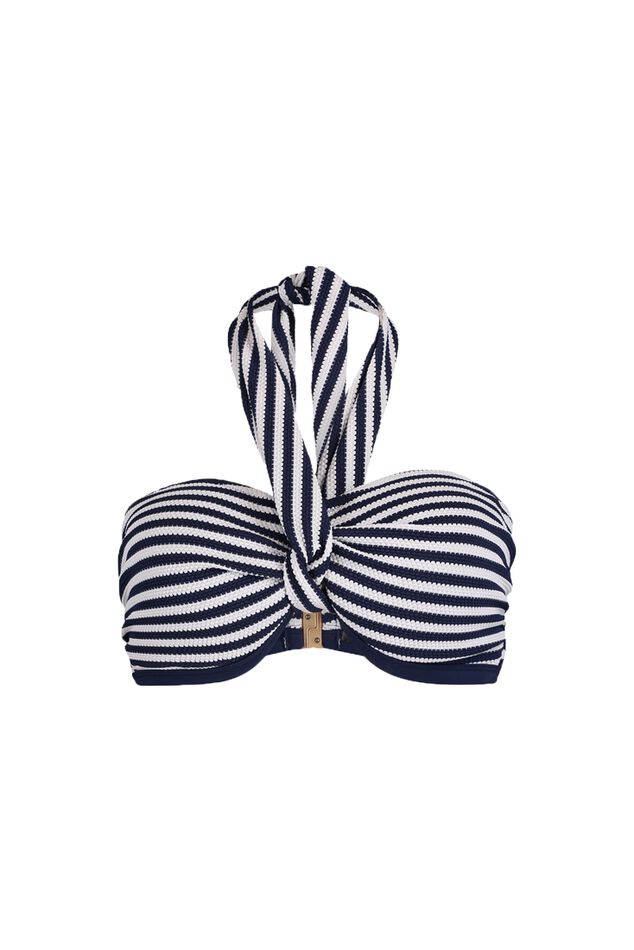 Sapph gestreepte bandeau bikinitop - Roadtripper image number 0