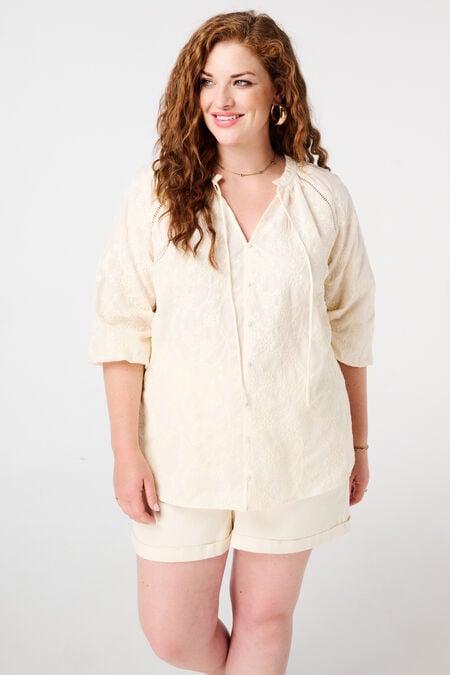 Blouse met broderie Blouse met broderie