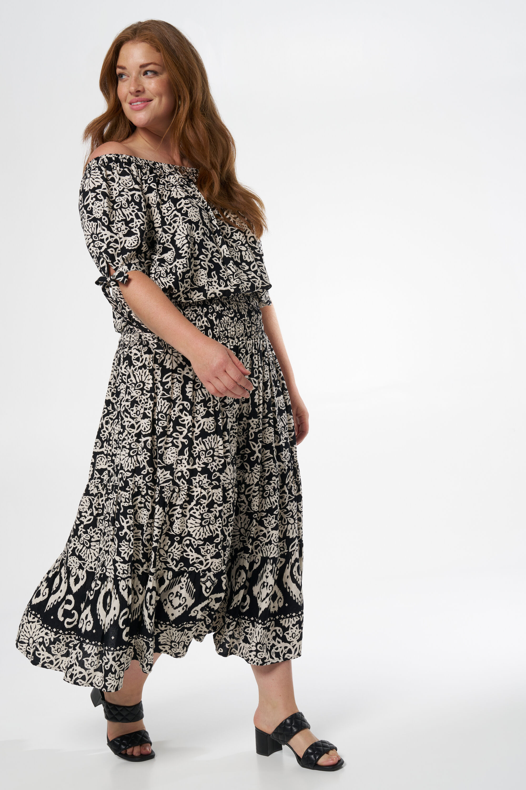 Midi rok met print image number 0