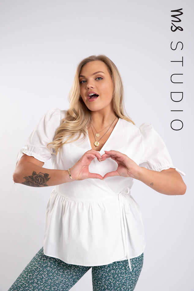 Blouse met overslag  image number 0