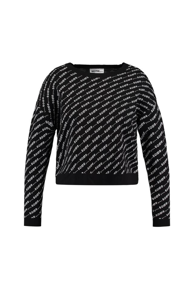 Trui met all-over logo print image number 1