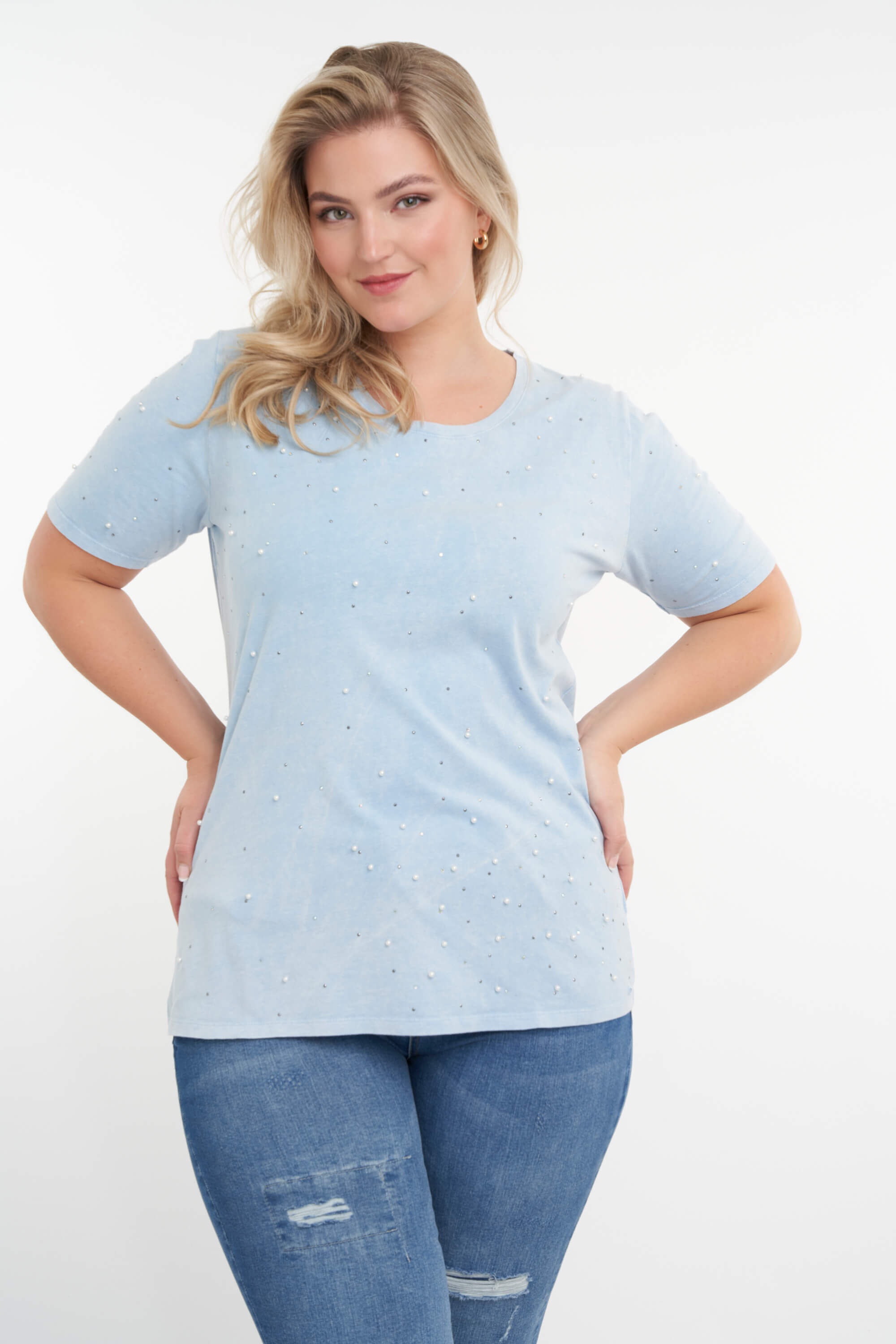 T shirt met strass steentjes dames deals