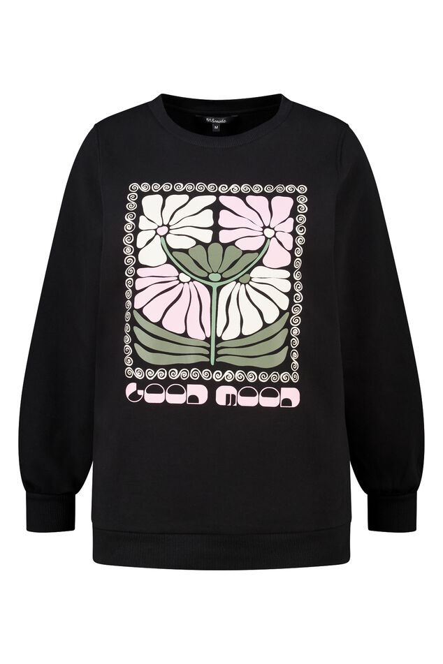 Dames Sweater met print Licht rose | MS Mode Dames Sweater met print Licht rose | MS Mode