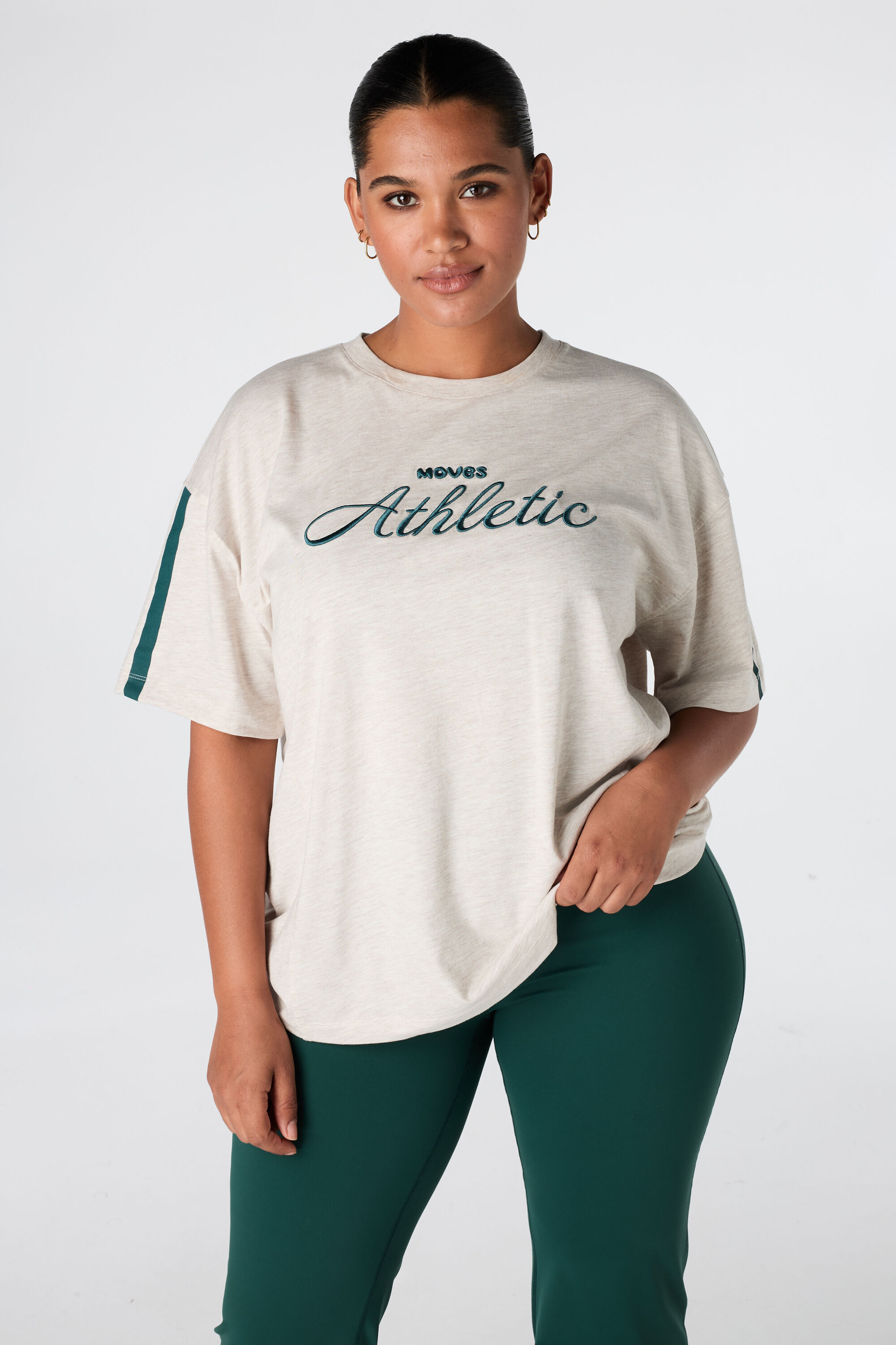 T-shirt met sportieve print