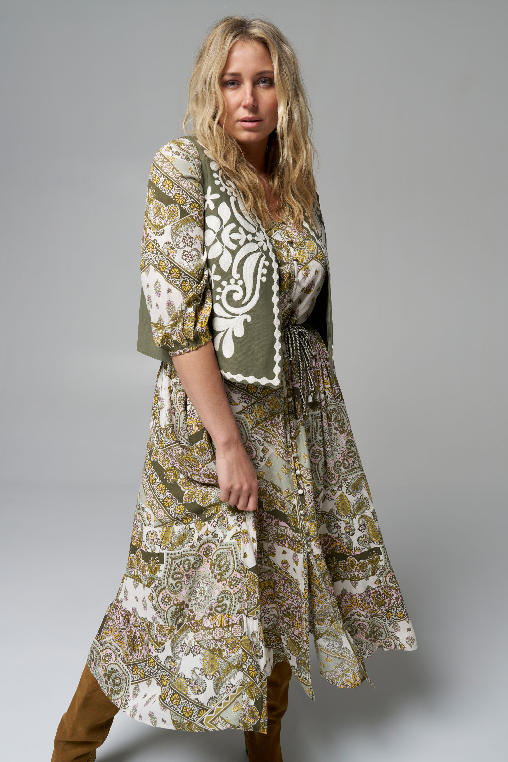 Jurk met print image number 6