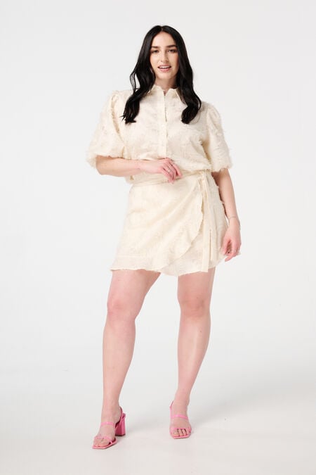 Skort met overslaglook Skort met overslaglook