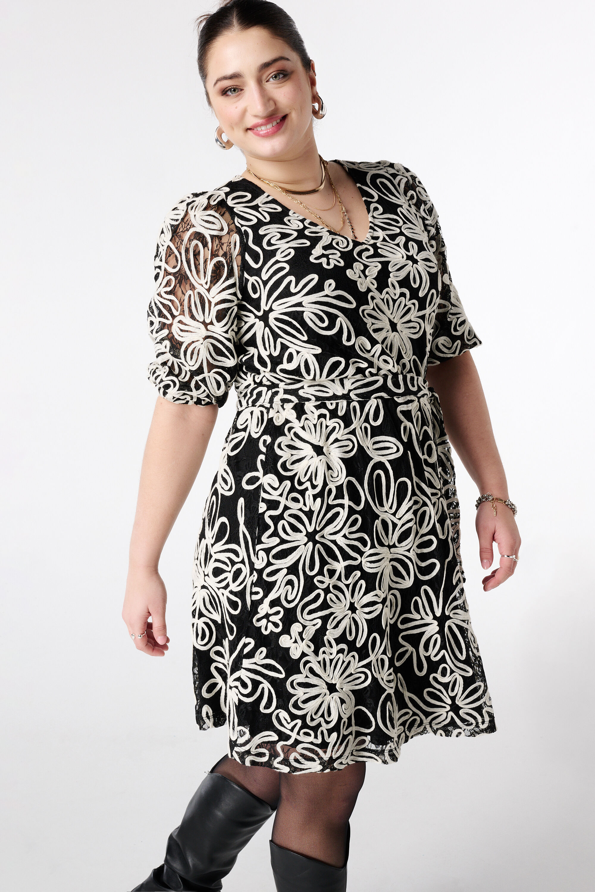 Jurk met embroidery image number 5