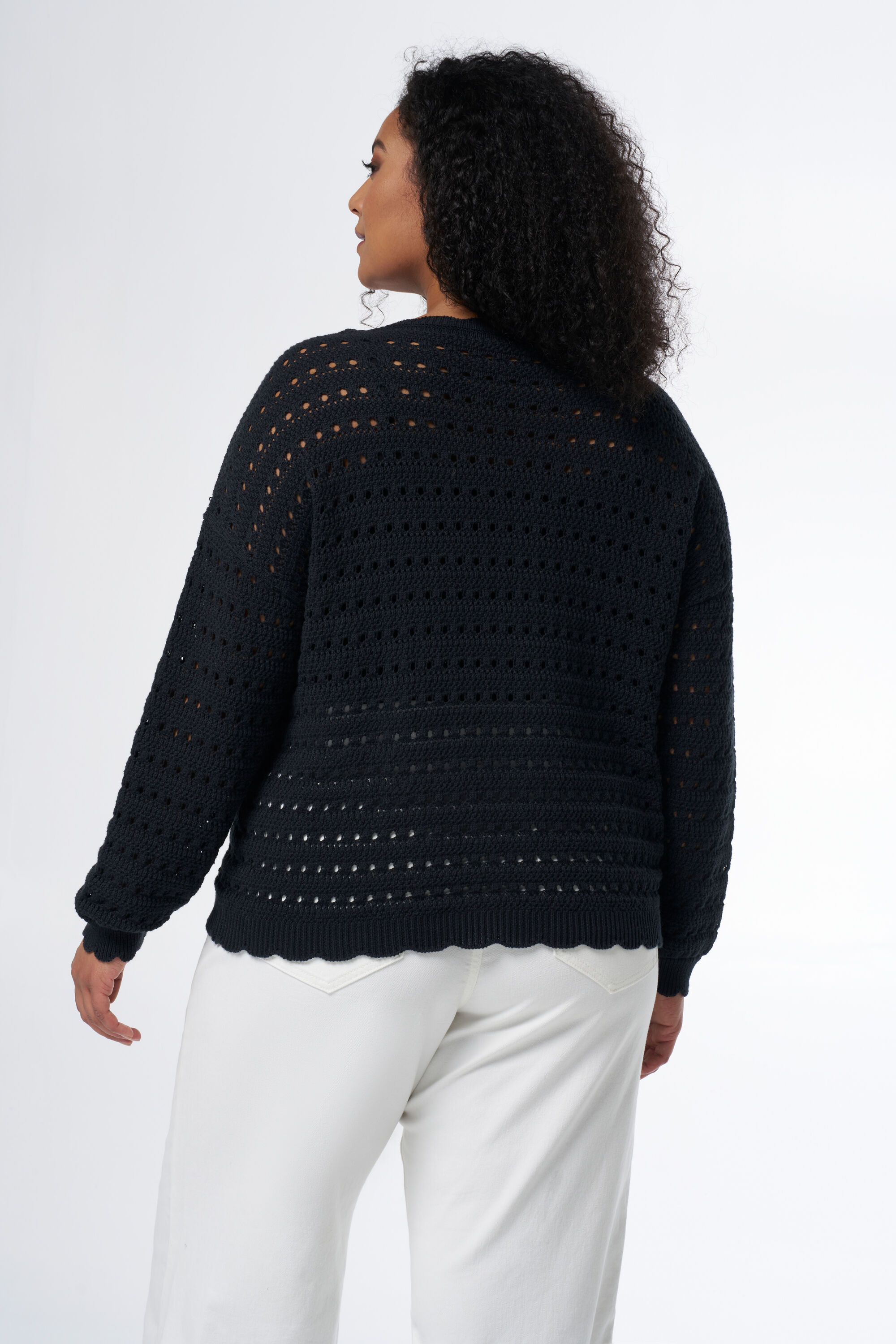 Grof gebreide trui  image number 3